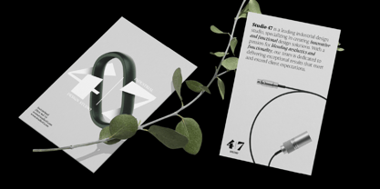 Auge Font Poster 7