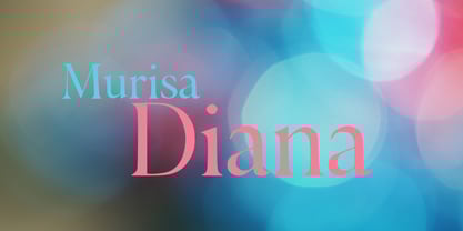 Murisa Diana Font Poster 1