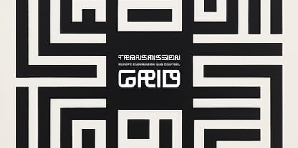 Substation Font Poster 4