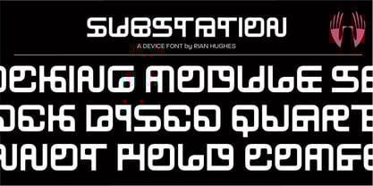 Substation Font Poster 1
