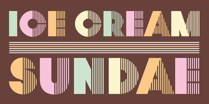 Vanilla Font Poster 2