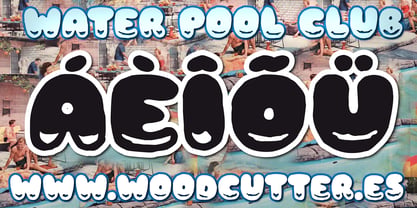 Water Pool Club Font Poster 6