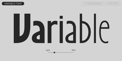 TT Modernoir Font Poster 5