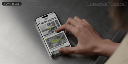 TT Modernoir Font Poster 9