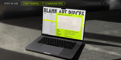 TT Modernoir Font Poster 11