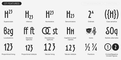 TT Modernoir Font Poster 12