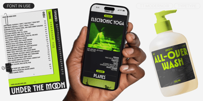 TT Modernoir Font Poster 2