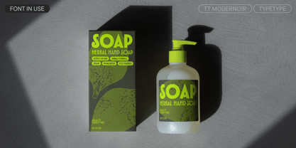 TT Modernoir Font Poster 13