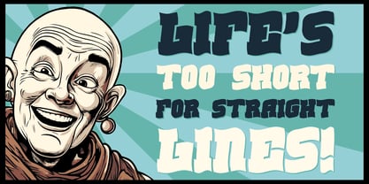 Drunk Monk Font Poster 6