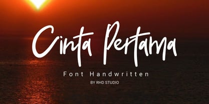 Cinta Pertama Font Poster 1