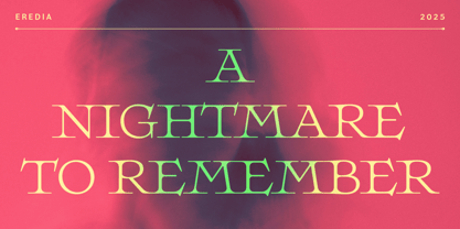 Eredia Font Poster 9