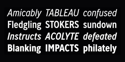 Ministry Font Poster 11