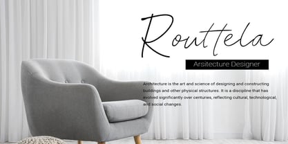 Routella Font Poster 5