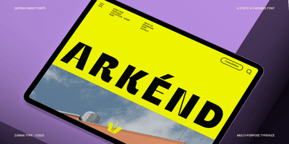 Qufina Font Poster 3