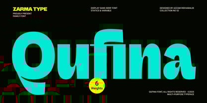 Qufina Font Poster 1