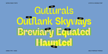 Qufina Font Poster 10