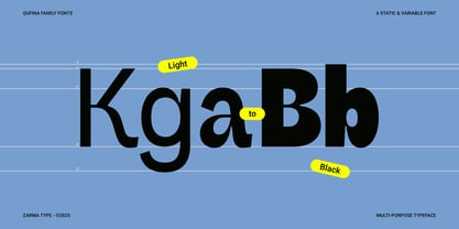 Qufina Font Poster 2