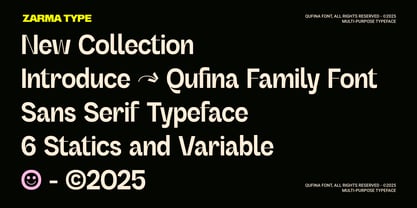 Qufina Font Poster 6