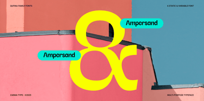 Qufina Font Poster 9