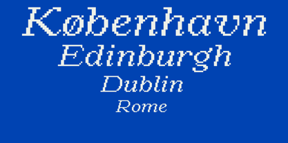 Kilt Font Poster 5