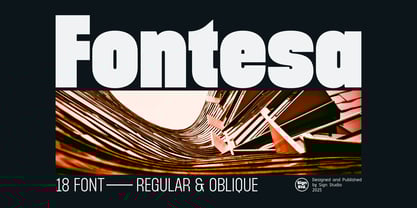 Fontesa Font Poster 1