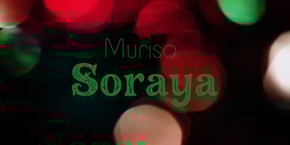 Murisa Soraya Font Poster 1