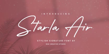 Starla Air Font Poster 1
