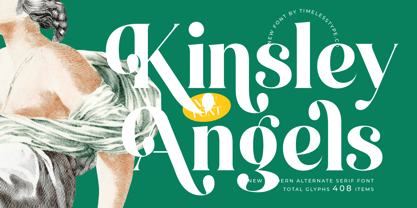 Kinsley Angels Font Poster 1