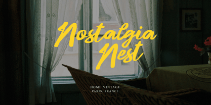 Vintage Light Font Poster 2