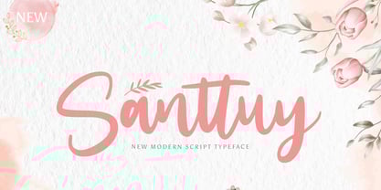 Santtuy Font Poster 1