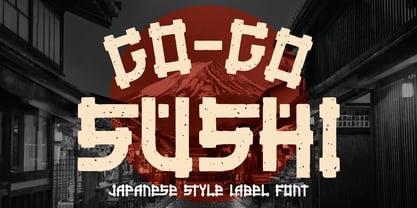 Go Go Sushi Font Poster 1