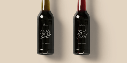 Almahera Font Poster 9