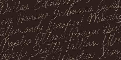 Almahera Font Poster 15