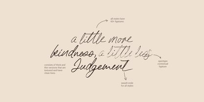 Almahera Font Poster 6