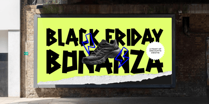 Blacktape Font Poster 3