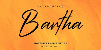 Bartha Font Poster 1