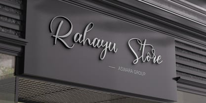 Sandara Script Font Poster 8