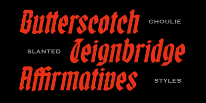 IC Ghoulie Font Poster 4