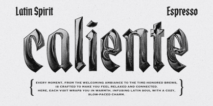 IC Ghoulie Font Poster 2