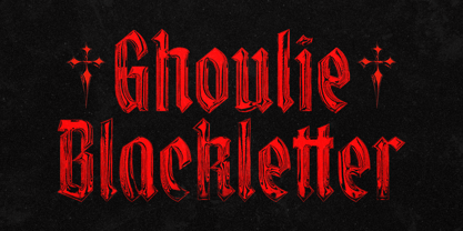 IC Ghoulie Font Poster 1