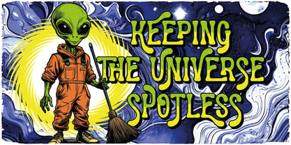 Alienation Font Poster 4