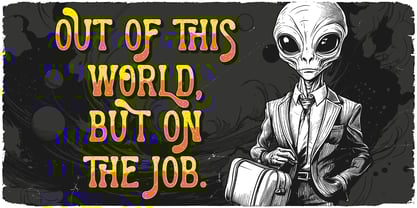 Alienation Font Poster 2