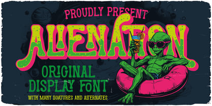 Alienation Font Poster 1