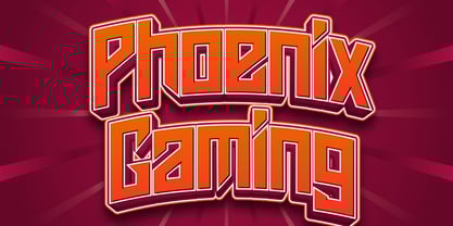 Phoenix Gaming Font Poster 1
