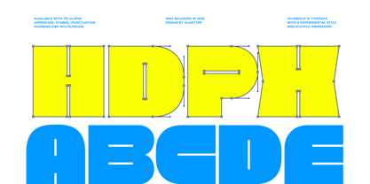 Yourbold Font Poster 3