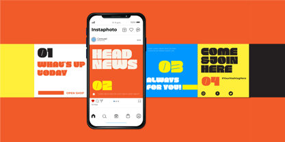 Yourbold Font Poster 11