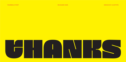 Yourbold Font Poster 12