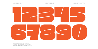 Yourbold Font Poster 7