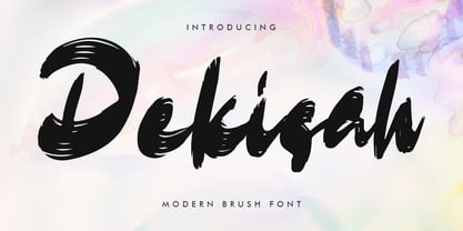 Dekisah Font Poster 1