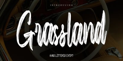 Grassland Font Poster 1